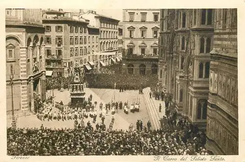Italy Firenze Il Carro del Sabato Santo