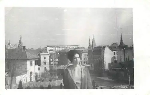 Photo 6 x 9 cm Romania social history woman in Cluj