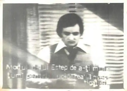 Photo 6 x 9 cm Romania social history actor in movie