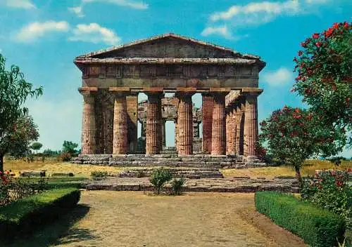 Italy Salerno area Paestum Tempio di Nettuno