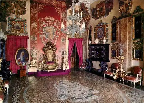 Italy Isola Bella Lago Maggiore Palazzo Borromeo Sala del Trono