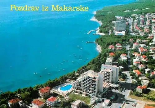 Croatia Pozdrav iz Makarska general view