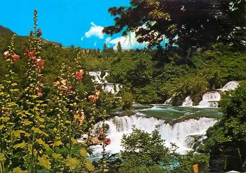 Croatia Slapovi Krke Krka Waterfalls picturesque natural scenery