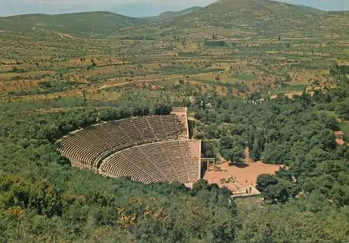 Greece Epidaurus theatre partial view