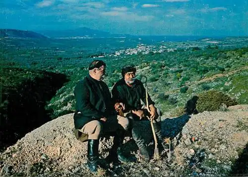 Greece Crete types and scenes panoramic view