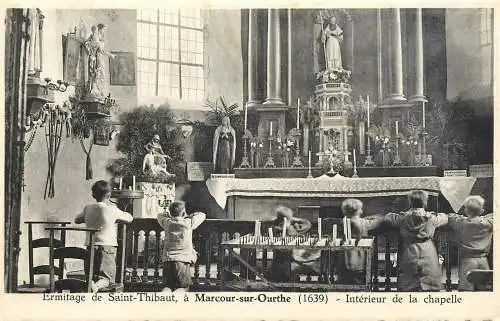 Belgium Ermitage de Saint-Thibault a Marcour-sur-Ourthe Interieur de la chapelle