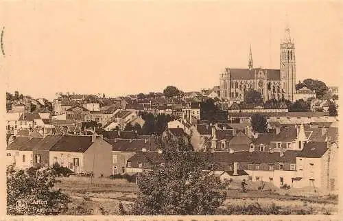 Belgium Arlon Cathedral and cityscape