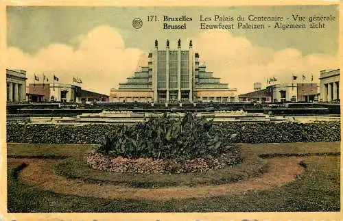 Belgium Bruxelles Les Palais du Centenaire vue generale