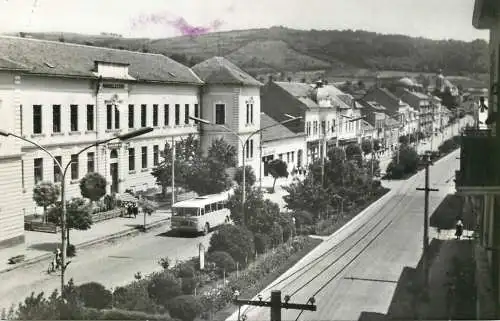 Romania Vedere din Tarnaveni autobuz