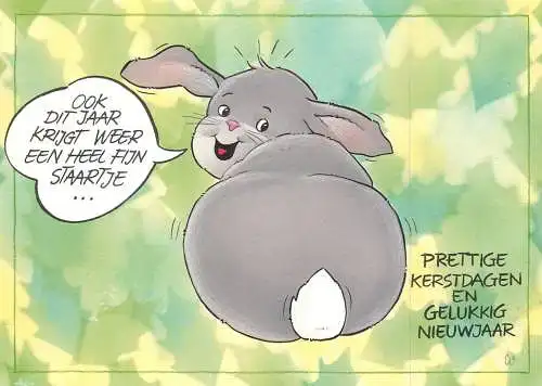 Postcard comic Belgium Christl Vogl