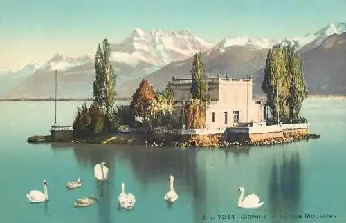 Switzerland Clarens Ile des Mouettes