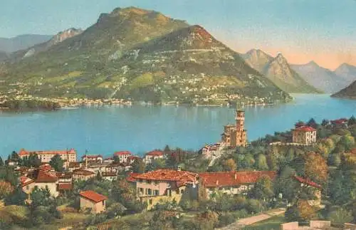 Switzerland Lugano col Monte Bre