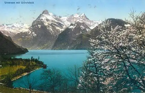Switzerland Urnersee mit Urirotstock