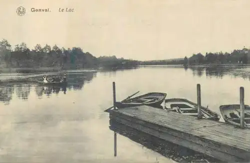 Belgium Lac Genval bateau a rames