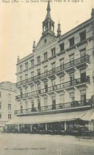 Belgium Heyst-sur-Mer Le Grand Hotel du Phare et la Digue X