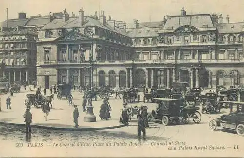 France Paris Place du Palais Royal & Conseil d'Etat
