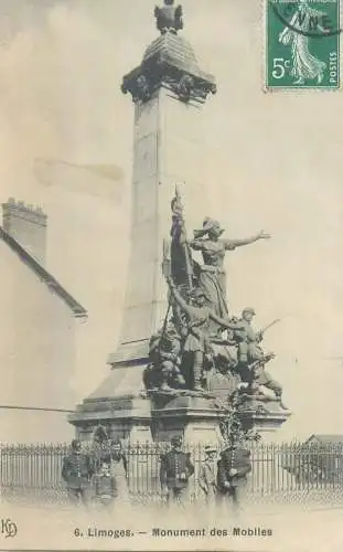 France Limoges Monument des Mobiles