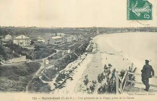 France Saint-Cast vue generale de la plage