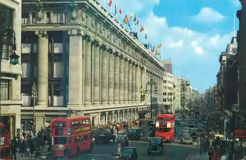 England London Oxford Street double decker bus