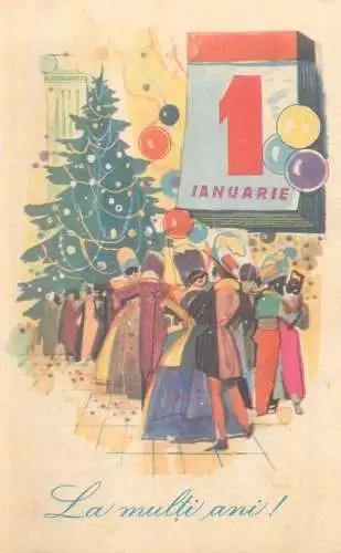 New Year greetings illustration
