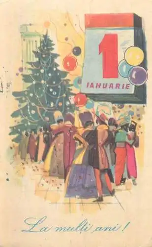 New Year Celebration greetings illustration