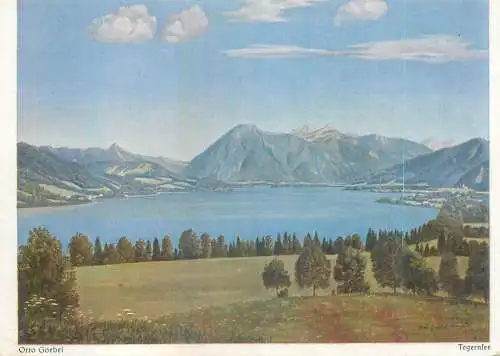 Germany Tegernsee Otto Goebel signed illustration
