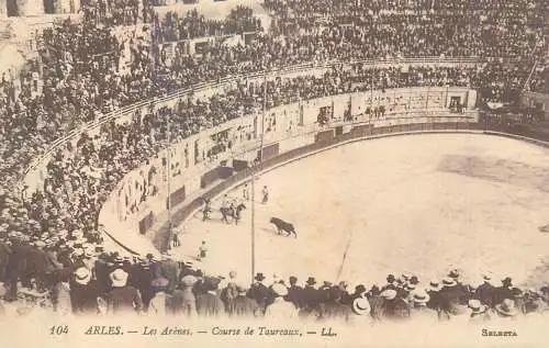 France Arles Les Arenes Course de Taureaux