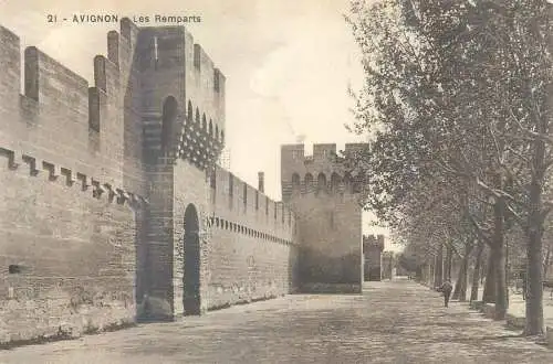France Avignon Les Remparts