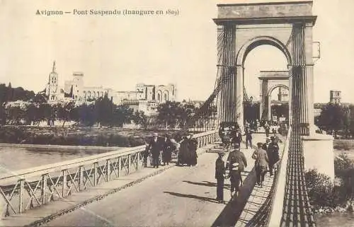 France Avignon Pont Suspendu