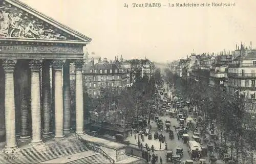 France Tout Paris Madeleine et le Boulevard