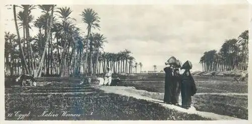 Egypt native women types and scenes