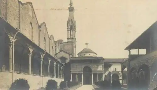 Italy Firenze Santa Croce Il Chiostro & Capella Pazzi