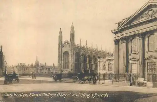 England Cambridge King's College Chapel & King's Parade