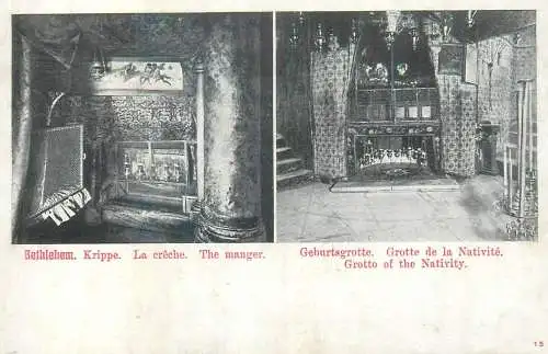 Israel Bethlehem the Manger & Grotto of the Nativity multi view