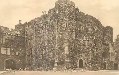 England Berkely Castle  Dungeon Walls showing King Edward's room