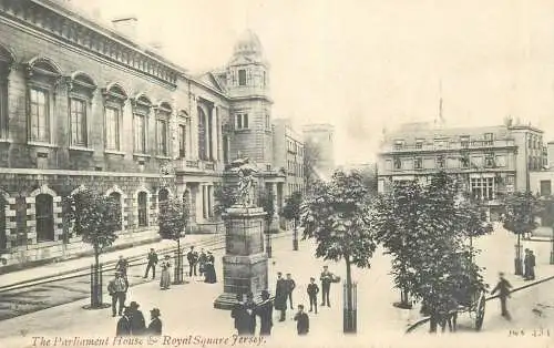 Channel Islands Jersey Parliament House & Royal Square