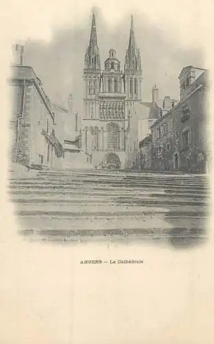 France Angers La Cathedrale