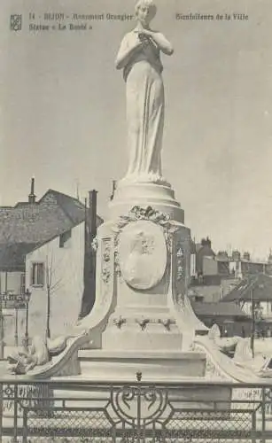France Dijon Monument Grangier Statue "La Bonte"