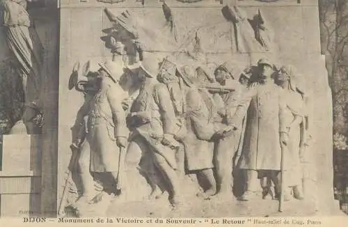 France Dijon Monument de la Victoire et du Souvenir - "Le Retour"