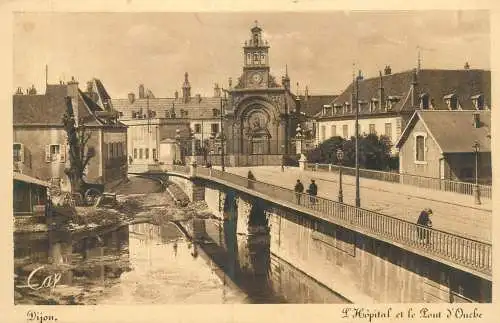France Dijon Hopital et le Pont d'Ouche