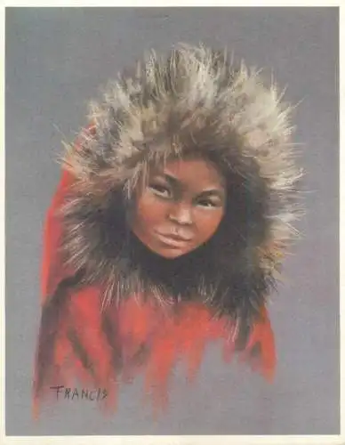 Francis Eskimo ethnic types postcard
