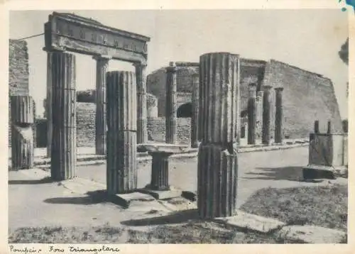 Italy Pompei Foro Triangolare