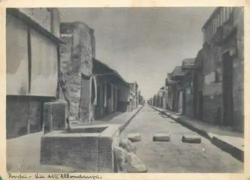 Italy Pompei Via dell'Abbondanza