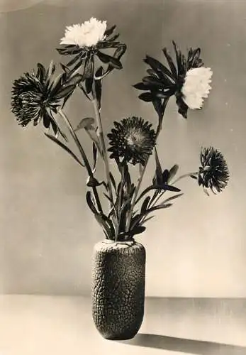 Postcard flower vase Germany DDR