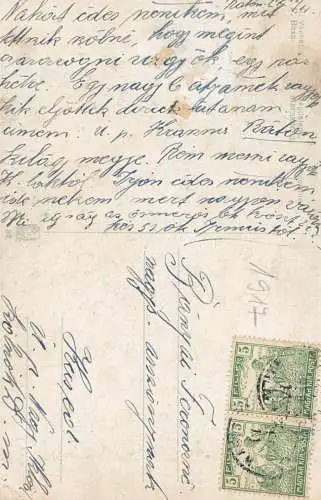 Postcard painting R. Vacha Magdalena 1917