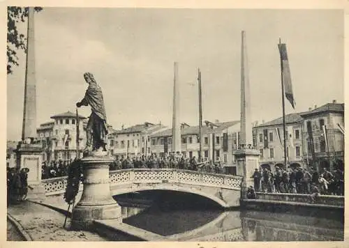 Postcard Italy Duce de Padova 1940 wartime commemoration WW2