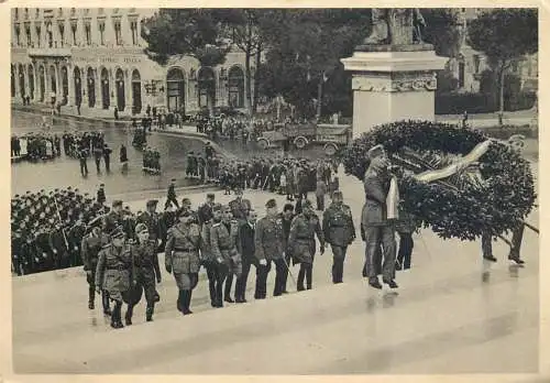 Postcard Italy Rome Duce de Padova 1940 wartime commemoration WW2