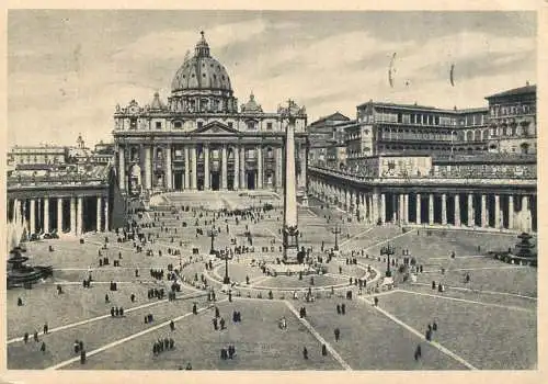 Postcard Italy (Rome) > San Pietro basilica
