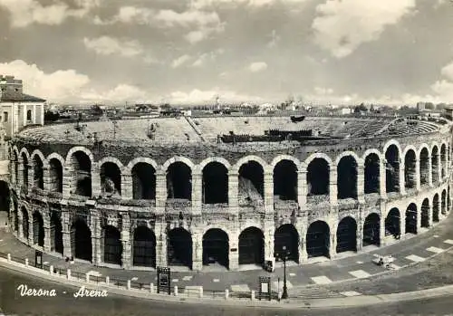 Postcard Italy Verona arena