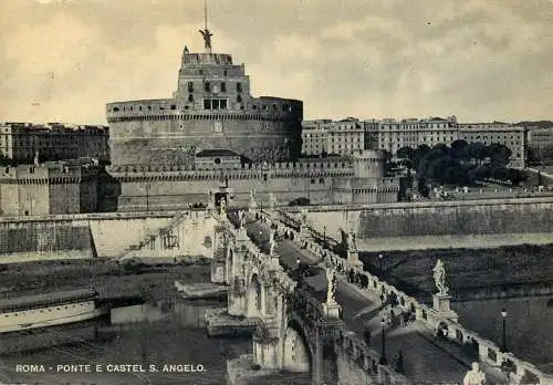 Postcard Italy (Rome) > Castel Sant'Angelo